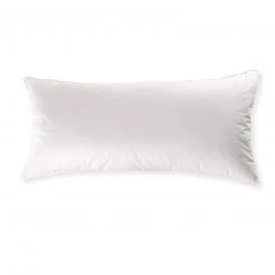 Feder-Kopfkissen - weiß - Baumwolle - 40x80 cm