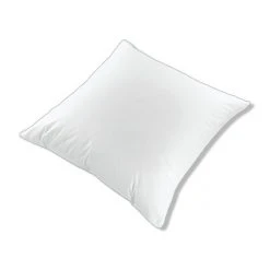 Feder-Kopfkissen mit Baumwollbezug in 80x80 cm