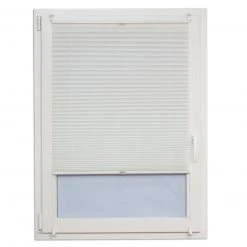 Plissee-Faltstore - Weiß - 90x220 cm - Elegante Fensterdekoration