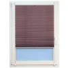 Plissee-Faltstore mauve, 90x220 cm - Elegante Sicht- und Sonnenschutzlösung