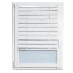 Alu-Jalousie weiß 70x130 cm | Hochwertige Jalousie für Fenster | Jalousien & Rollos