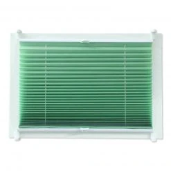 Plissee - mint - mit Klemmträger - 110x130 cm