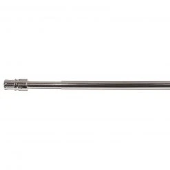 Scheiben-Gardinenstange Chrom glänzend 85-135 cm für Gardinen & Vorhänge