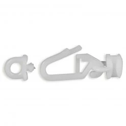 25er-Pack Innenlauf-Gleiter weiß - Hochwertige Gardinenstangen-Zubehör