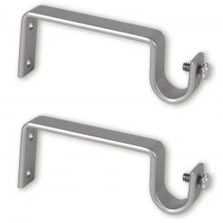 Gardinenstangenträger Titan Flach 9,5 cm - Robust & Elegant