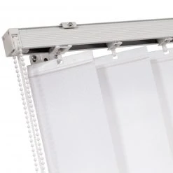 Lamellenvorhang weiß 100x250 cm - Moderner Schiebevorhang für Fenster -Heimtextilien Verkäufe 0348025400 03 1600Wx1600H