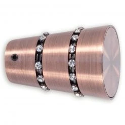 Gardinenstangen-Endstück - Glitter kupfer