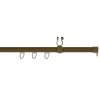 U-Schiene braun 112 cm - Gardinenstangen-Zubehör für Vorhänge -Heimtextilien Verkäufe 0348032400 1600Wx1600H