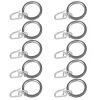 10er Pack Gardinenringe aus Chrom mit Faltenlegehaken - Hochwertiges Gardinenstangen-Zubehör -Heimtextilien Verkäufe 0348035502 1600Wx1600H