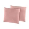 2er-Pack Kissenbezüge altrosa 40x40 cm - Weiche Sofakissenbezüge
