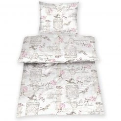 Microfaser-Bettwäsche - Bird - 135x200 cm | Atmungsaktiv & Pflegeleicht