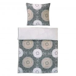 Microfaser-Bettwäsche - Grün - 135x200 cm - Weich & Atmungsaktiv - Pflegeleicht