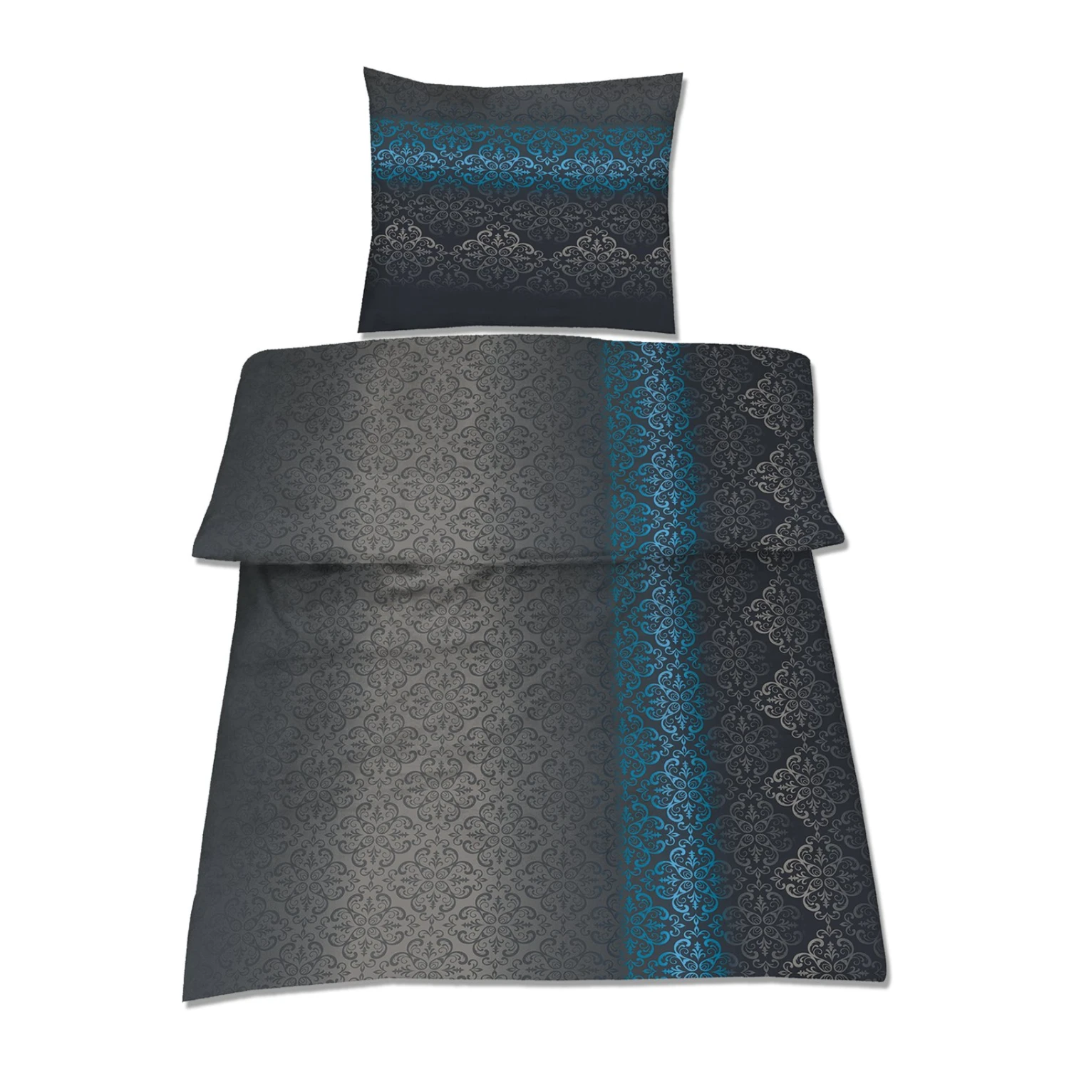 Microfaser-Bettwäsche Schwarz-Blau - 135x200 cm - Ultraweich & Atmungsaktiv 3 Microfaser-Bettwäsche Schwarz-Blau - 135x200 cm - Ultraweich & Atmungsaktiv