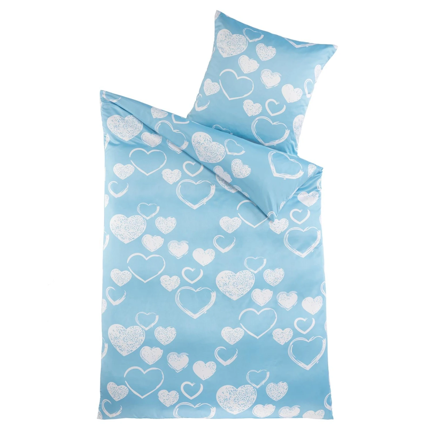 Microfaser-Bettwäsche-Set blau 135x200 cm - Atmungsaktiv & Pflegeleicht 3 Microfaser-Bettwäsche-Set blau 135x200 cm - Atmungsaktiv & Pflegeleicht