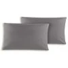 2er-Pack Kissenbezüge - stahlgrau - 40x80 cm -Heimtextilien Verkäufe 0450002507 1600Wx1600H