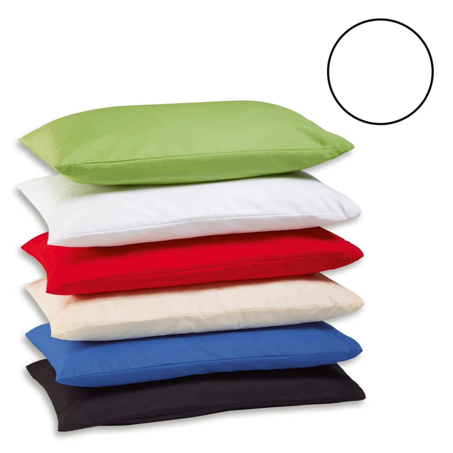 2er-Pack Kissenbezug - weiß - 80x80 cm 3 2er-Pack Kissenbezug - weiß - 80x80 cm