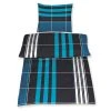 Microfaser-Bettwäsche - petrol - Karo - 135x200 cm 2 Microfaser-Bettwäsche - petrol - Karo - 135x200 cm -Heimtextilien Verkäufe 0450003105 1600Wx1600H
