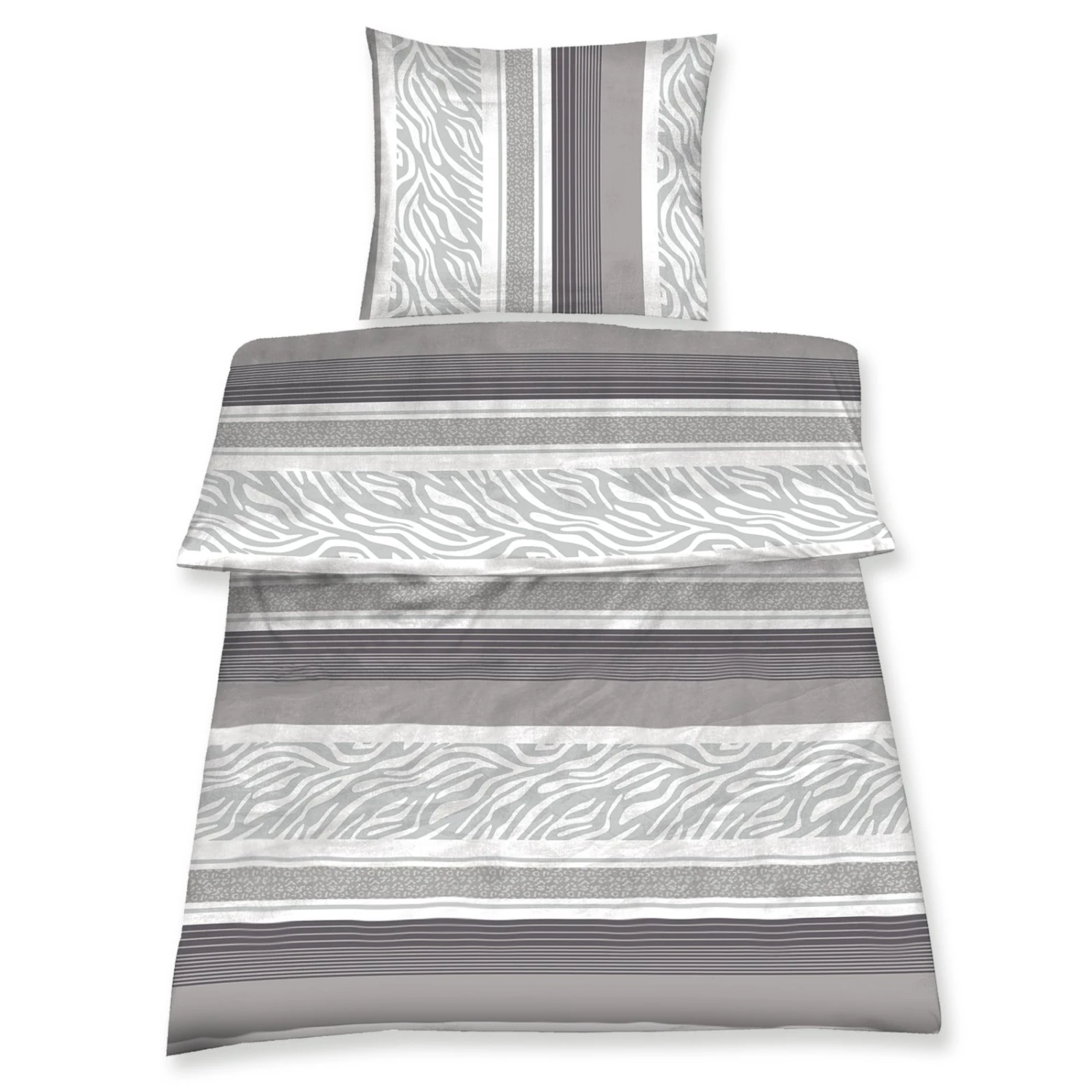 Microfaser-Bettwäsche - taupe - 135x200 cm 3 Microfaser-Bettwäsche - taupe - 135x200 cm