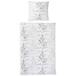 Renforcé-Bettwäsche - weiß - 135x200 cm - mit Reißverschluss