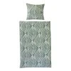 Renforcé-Bettwäsche grün mit Blattmuster - 135x200 cm - Hochwertige Baumwolle -Heimtextilien Verkäufe 0450004336 1600Wx1600H