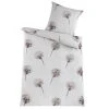 Renforcé-Bettwäsche Weiß mit Pusteblume-Muster - 135x200 cm - Hochwertige Baumwolle -Heimtextilien Verkäufe 0450004342 1600Wx1600H