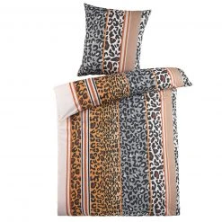 Renforcé-Bettwäsche - Animal-Print - Leo - 135x200 cm - Premium Qualität
