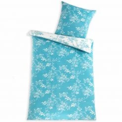 Türkise Microfaser-Flausch Bettwäsche 135x200 cm - Premium Qualität