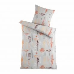 Hochwertige Microfaser-Flausch-Bettwäsche - Hellgrau - 135x200 cm - Atmungsaktiv & Pflegeleicht