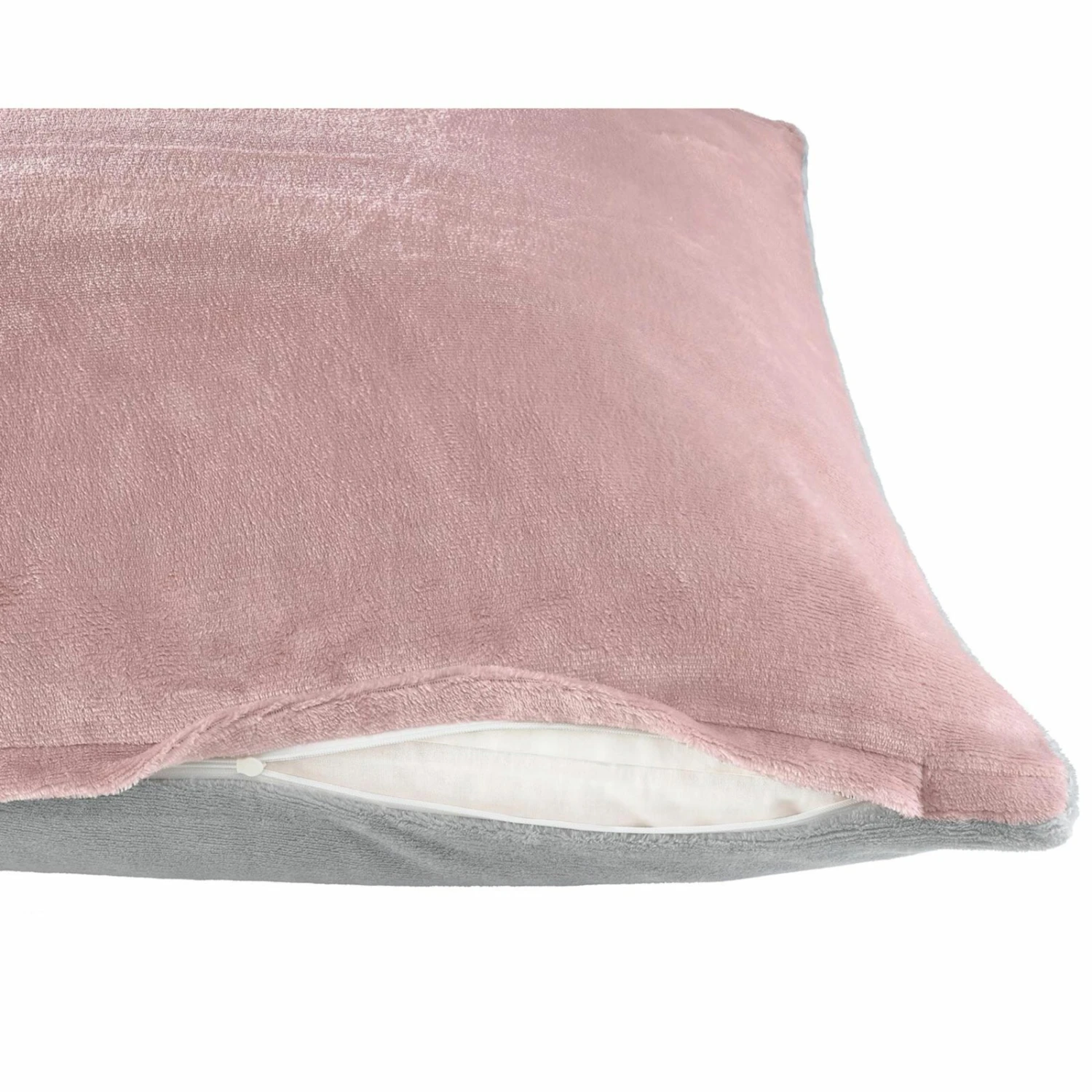 Microfaser-Bettwäsche - rosa-silber - Cashmere-Look - 135x200 cm 4 Microfaser-Bettwäsche - rosa-silber - Cashmere-Look - 135x200 cm – Bild 2