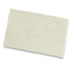 Calimosa Badvorleger rutschhemmend - weiß - 45x60 cm | Hochwertige Badematte