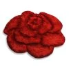 homara Teppich - Rose 3D in Rot - 80x80 cm - Shaggyteppich für stilvolles Wohnen -Heimtextilien Verkäufe 1015057429 1600Wx1600H