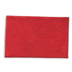 Calimosa Badteppich - rot - 60x100 cm | Hochwertige Badematte für stilvolles Badezimmer
