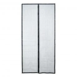 Gardiola Fliegengitter-Türvorhang - Anthrazit - 100x220 cm - Insektenschutz für Türen