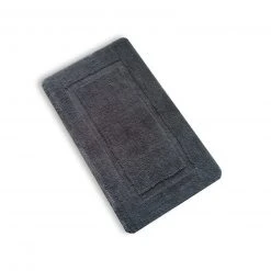 Calimosa Badteppich - Anthrazit - 60x100 cm - Flauschige Badematte für modernes Badezimmer