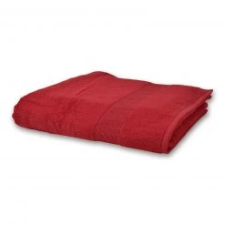 Calimosa Handtuch rubinrot - Baumwolle 50x100 cm - weich & saugfähig