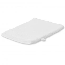 Calimosa Waschhandschuh - weiß - 100% Baumwolle - 15x20 cm - Sanfte Hautpflege