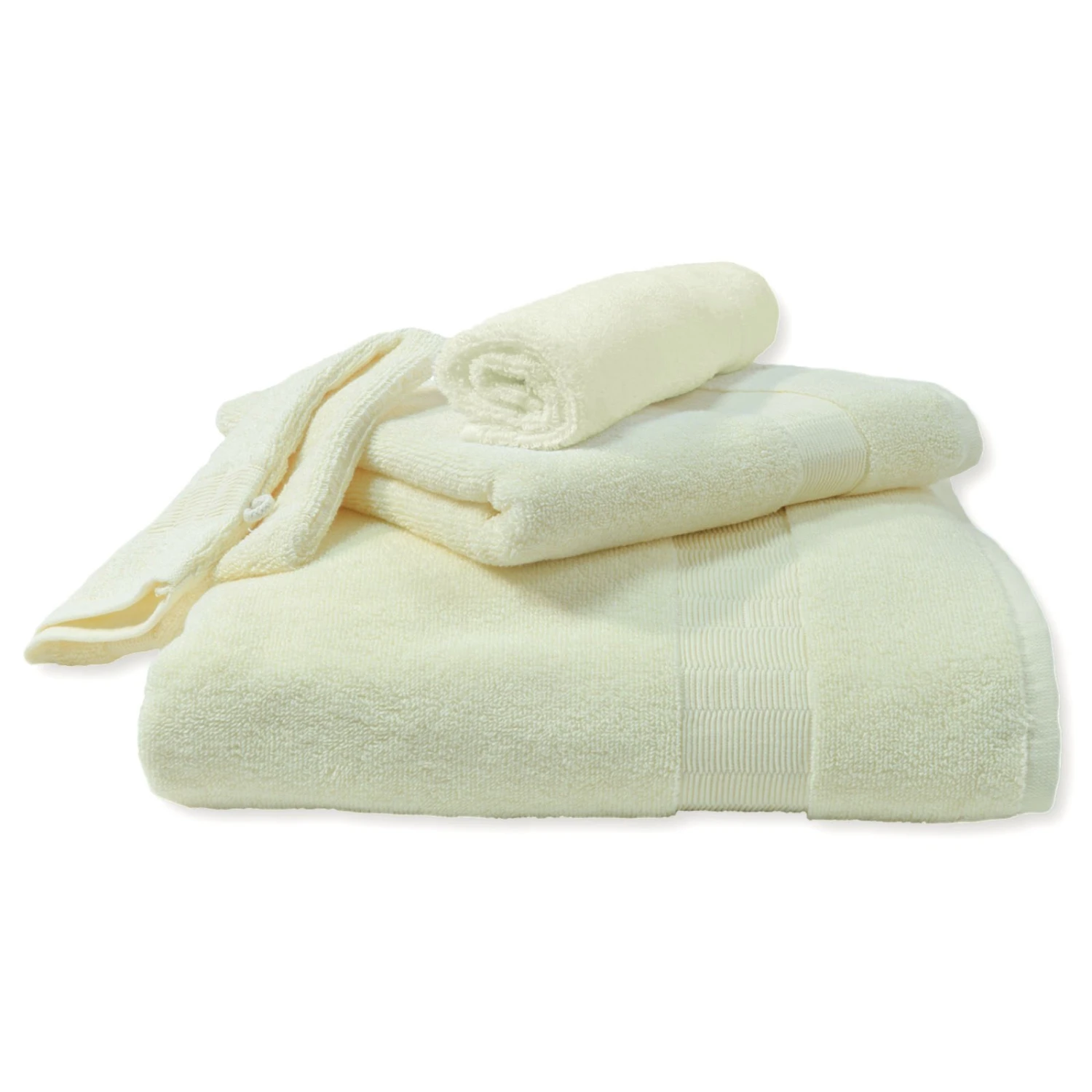 Waschhandschuh - natur - Baumwolle - 15x20 cm 4 Waschhandschuh - natur - Baumwolle - 15x20 cm – Bild 2