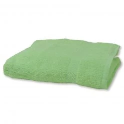 Duschtuch aus 100% Baumwolle - Grün - 65x130 cm - Weich & Saugfähig