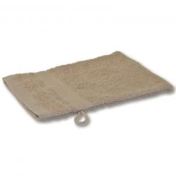 Waschlappen aus Baumwolle - Braun - Weich und Hautfreundlich