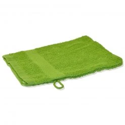 Waschlappen aus Baumwolle - grün | Weich & Hautfreundlich