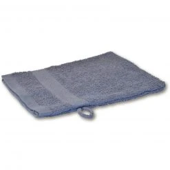 Waschlappen dunkelgrau - 100% Baumwolle - weich und saugfähig