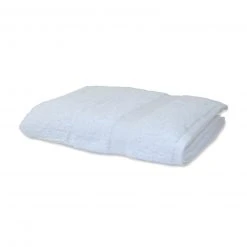 Weißes Baumwoll-Handtuch 50x100 cm - Weich & Saugstark - Ideal für Bad & Spa