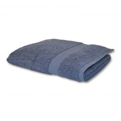 Graues Baumwoll-Handtuch 50x100 cm - Weich und Saugstark