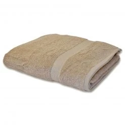 Braunes Badetuch 70x140 cm - Weiche Baumwolle - Luxuriöses Handtuch für Spa & Zuhause