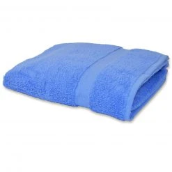 Badetuch blau - 70x140 cm - 100% Baumwolle - Weich & Saugfähig