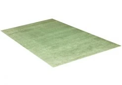 Homara Shaggy Teppich - Grün - 80x150 cm - Flauschiger Teppich für Wohnzimmer & Schlafzimmer