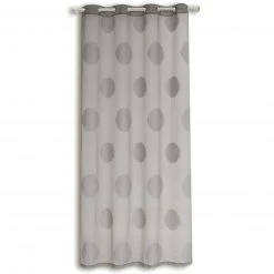 Ösenschal Silber - Transparente Gardine 140x245 cm | Elegantes Raumklima