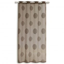 Ösenschal natur - Transparenter Vorhang 140x245 cm - Elegante Fensterdekoration