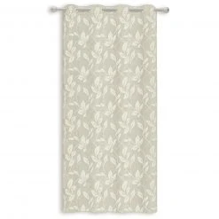 Ösenschal taupe 140x245 cm - Blickdichte Gardinen & Vorhänge