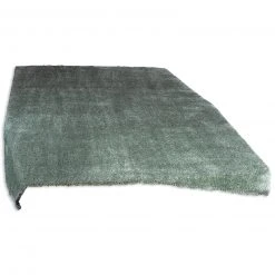 Homara Teppich - Grüner Shaggy Teppich 80x150 cm - Flauschiger Wohnzimmerteppich
